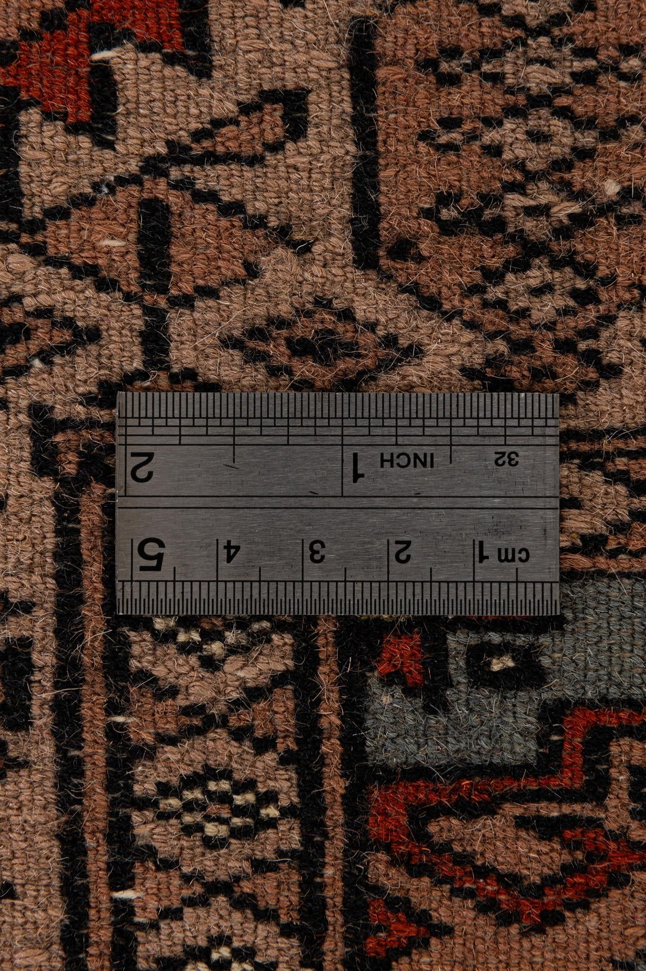 4' 3 x 5' 11 Hand Knotted Bokhara Wool Rug