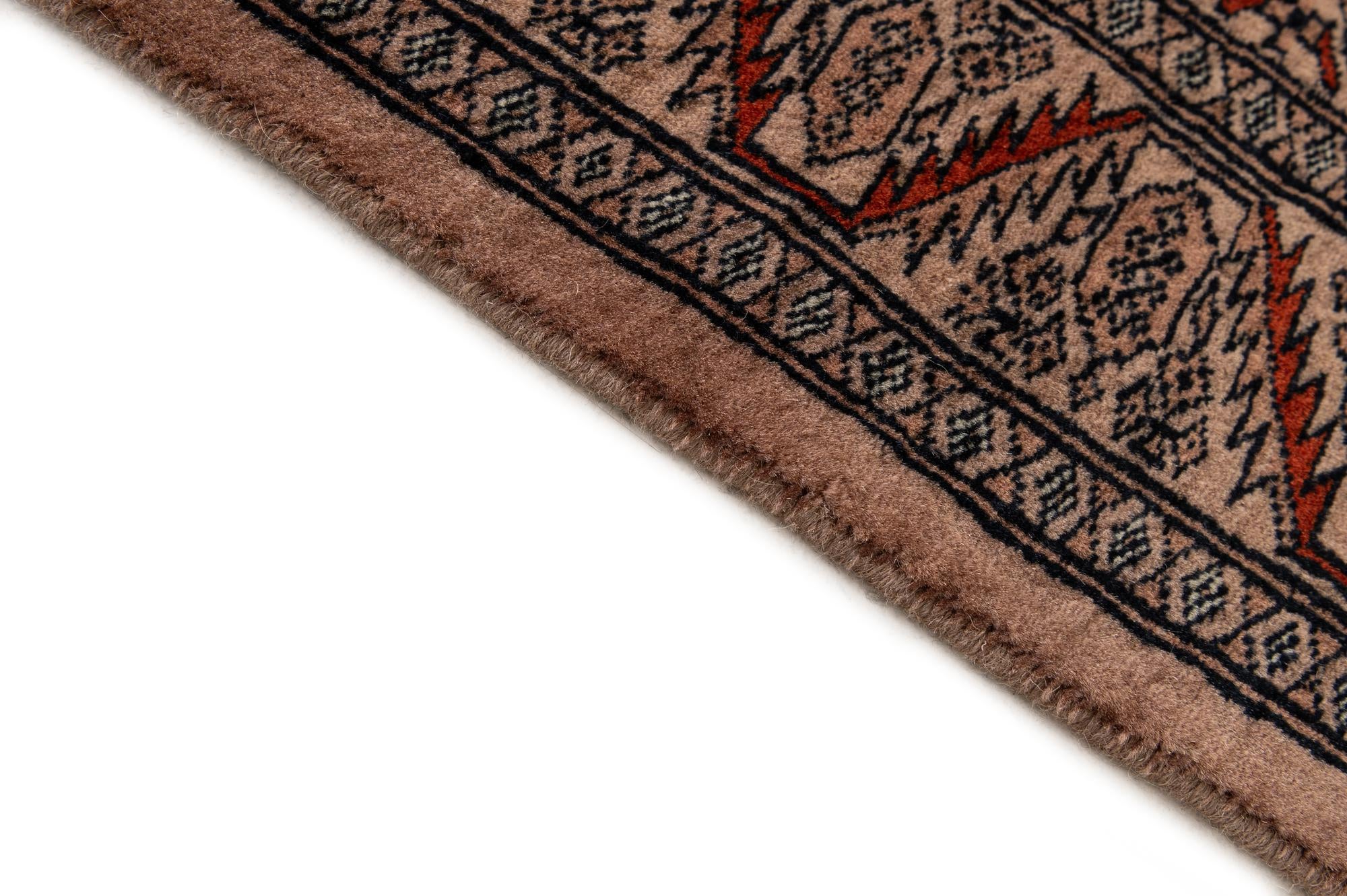 4' 3 x 5' 11 Hand Knotted Bokhara Wool Rug