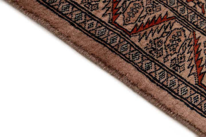 4' 3 x 5' 11 Hand Knotted Bokhara Wool Rug