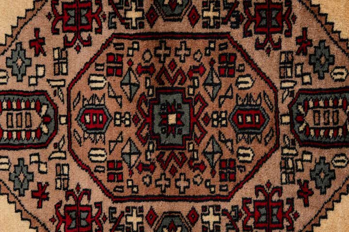 4' 2 x 6' 4 Hand Knotted Bokhara Oriental Wool Rug