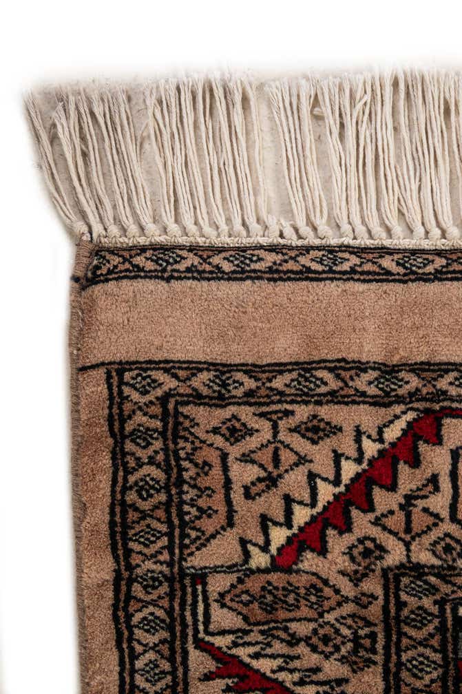 4' 2 x 6' 4 Hand Knotted Bokhara Oriental Wool Rug