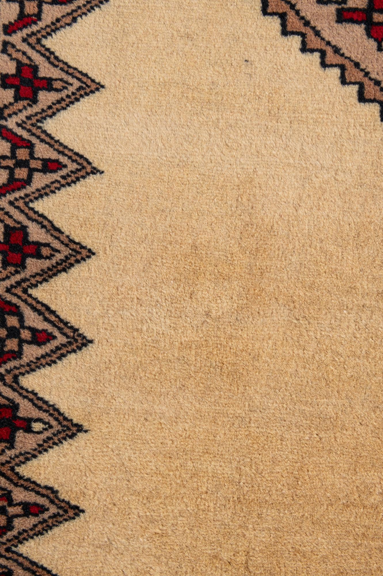 4' 2 x 6' 4 Hand Knotted Bokhara Oriental Wool Rug
