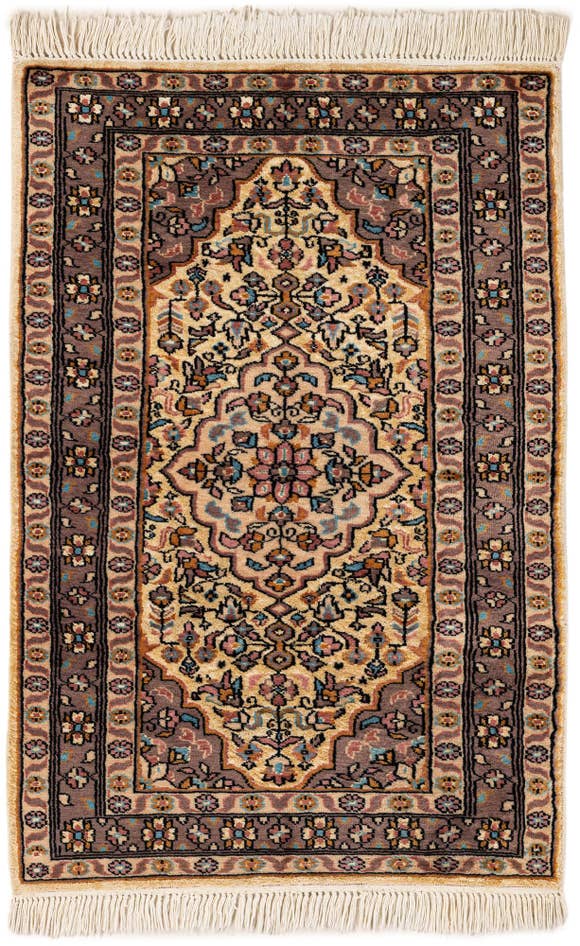 Detail image of 2' 7 x 4' Hand Knotted Bokhara Oriental Rug