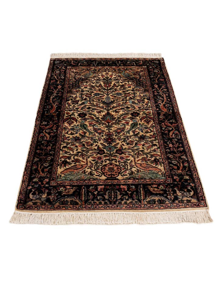 Detail image of 3' 2 x 5' 3 Hand Knotted Bokhara Oriental Rug