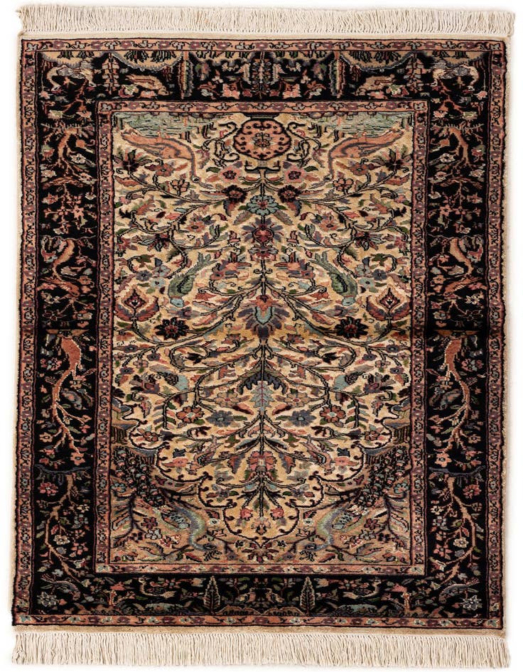 Detail image of 3' 2 x 5' 3 Hand Knotted Bokhara Oriental Rug