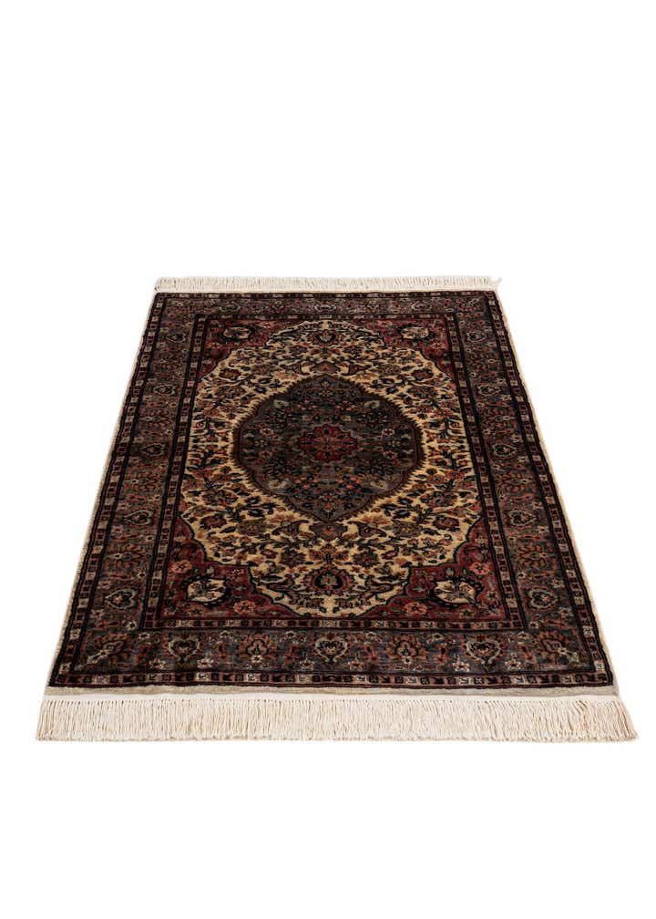 3' 2 x 4' 9 Hand Knotted Bokhara Oriental Rug