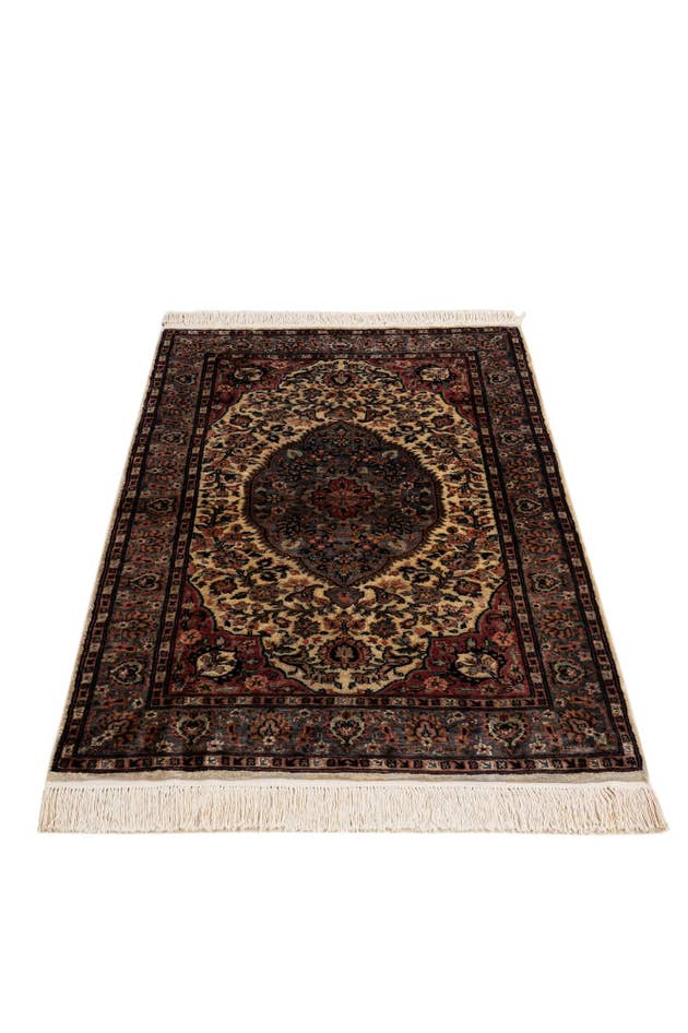 Detail image of 3' 2 x 4' 9 Hand Knotted Bokhara Oriental Rug