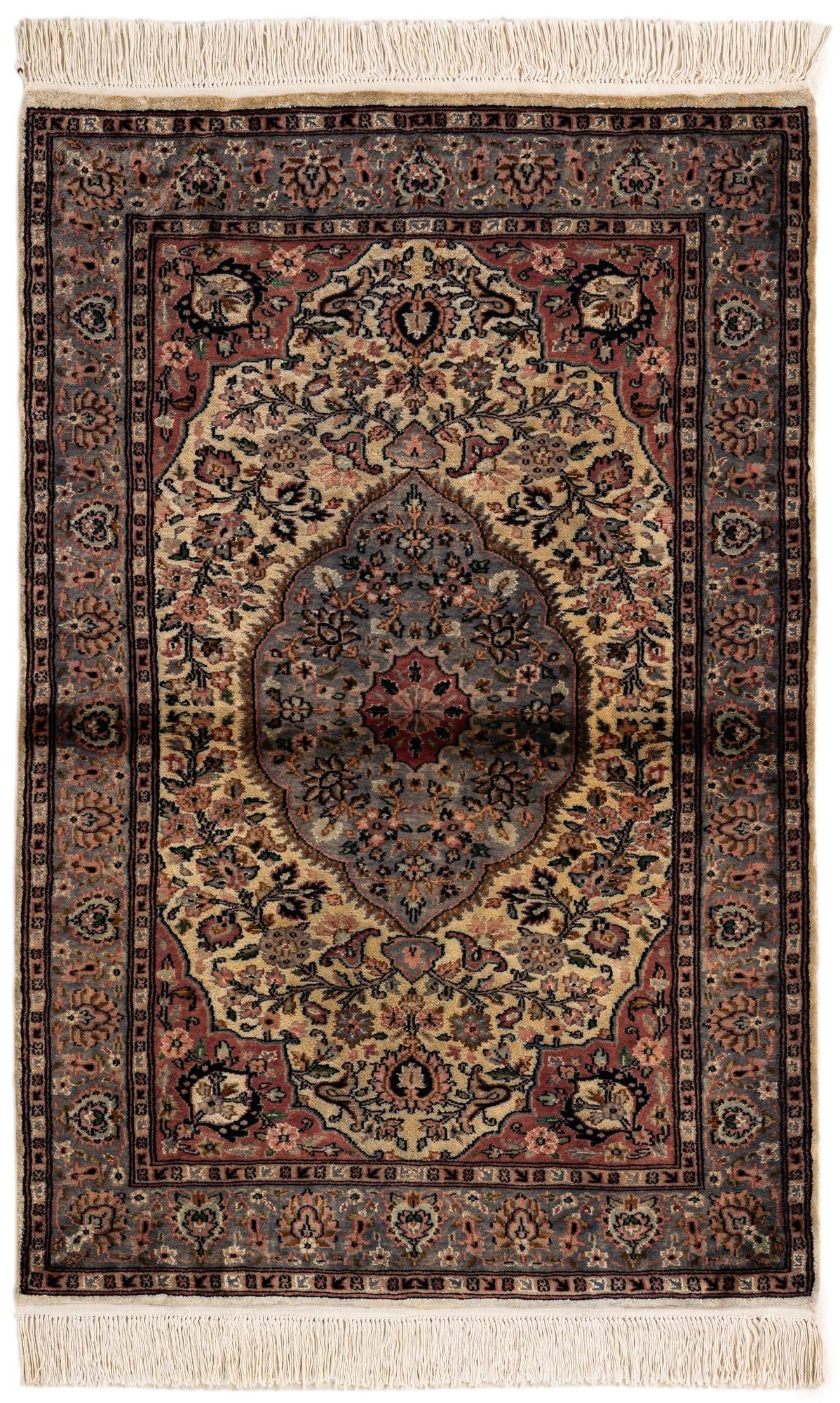 3' 2 x 4' 9 Hand Knotted Bokhara Oriental Rug