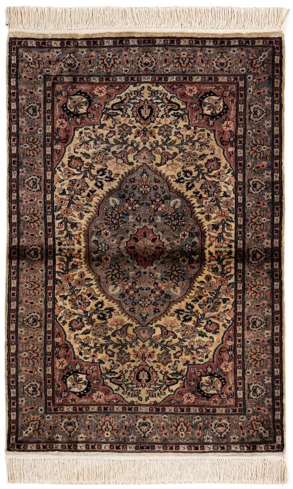 3' 2 x 4' 9 Hand Knotted Bokhara Oriental Rug