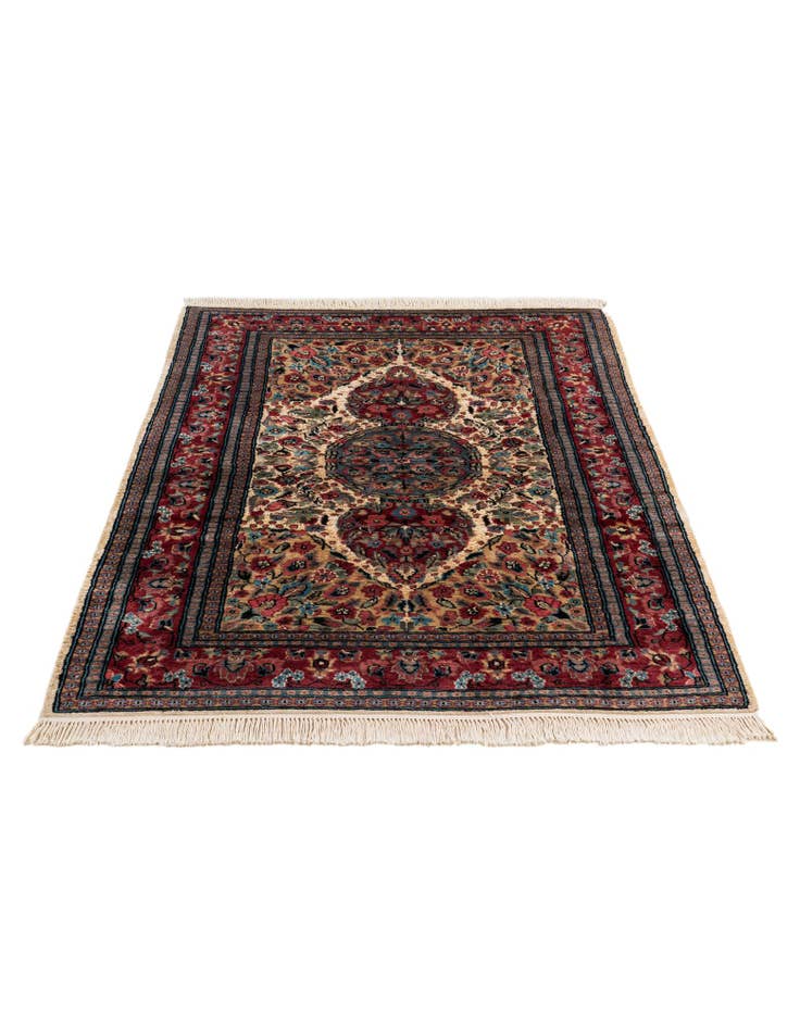 Detail image of 4' 4 x 6' 2 Hand Knotted Bokhara Oriental Rug