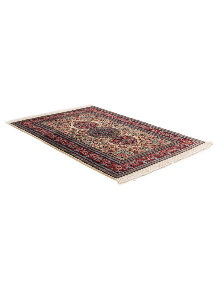 Detail image of 4' 4 x 6' 2  Hand Knotted Bokhara Oriental Rug