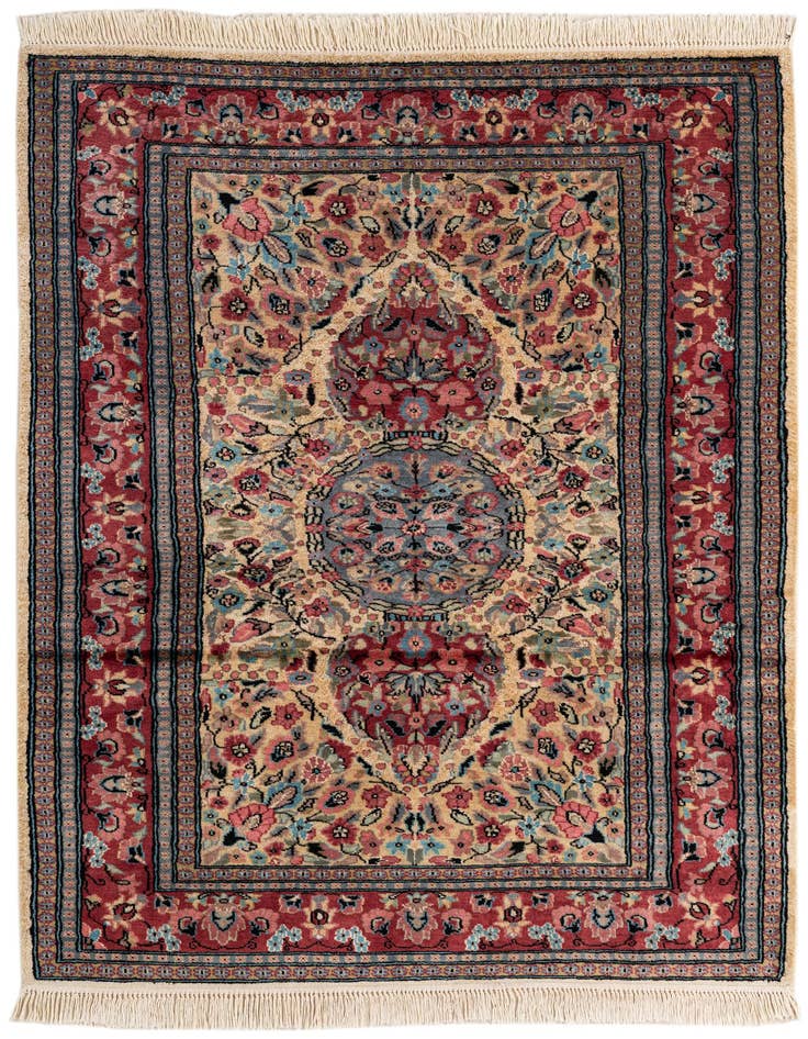 Detail image of 4' 4 x 6' 2 Hand Knotted Bokhara Oriental Rug