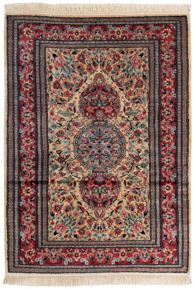 Detail image of 4' 4 x 6' 2 Hand Knotted Bokhara Oriental Rug