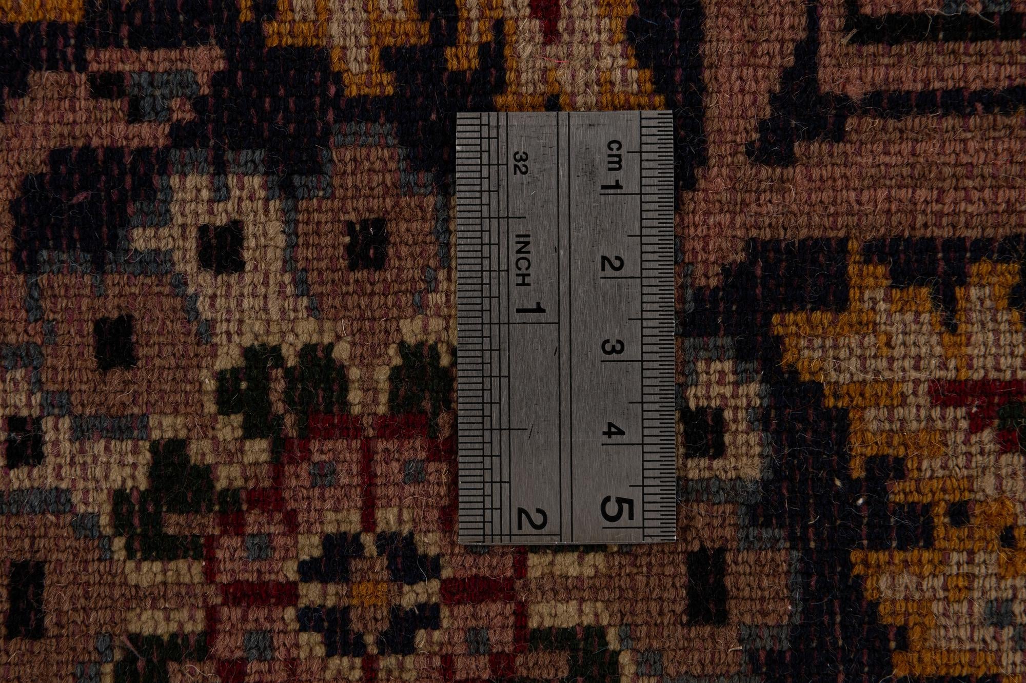 4' 1 x 6' 3 Hand Knotted Bokhara Oriental Rug