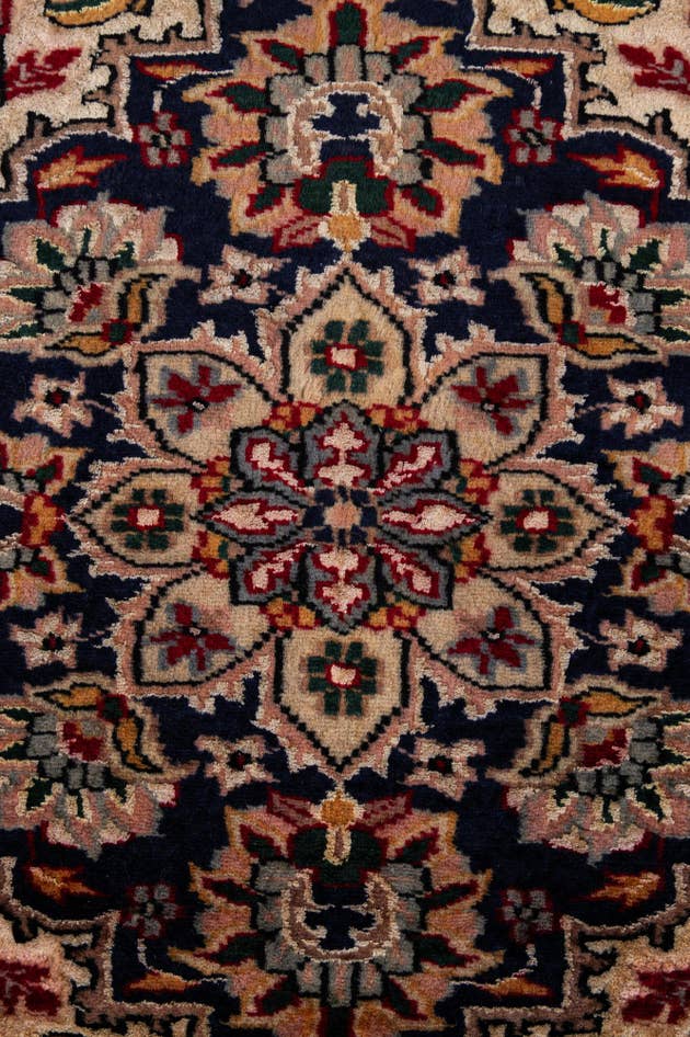 Detail image of 4' 1 x 6' 3 Hand Knotted Bokhara Oriental Rug