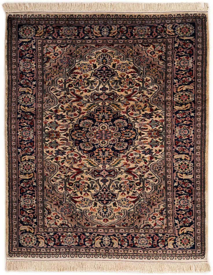 Detail image of 4' 1 x 6' 3 Hand Knotted Bokhara Oriental Rug