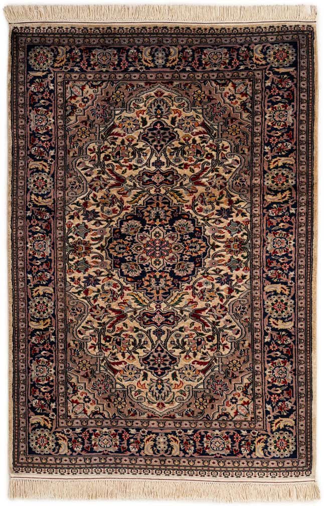 4' 1 x 6' 3 Hand Knotted Bokhara Oriental Rug