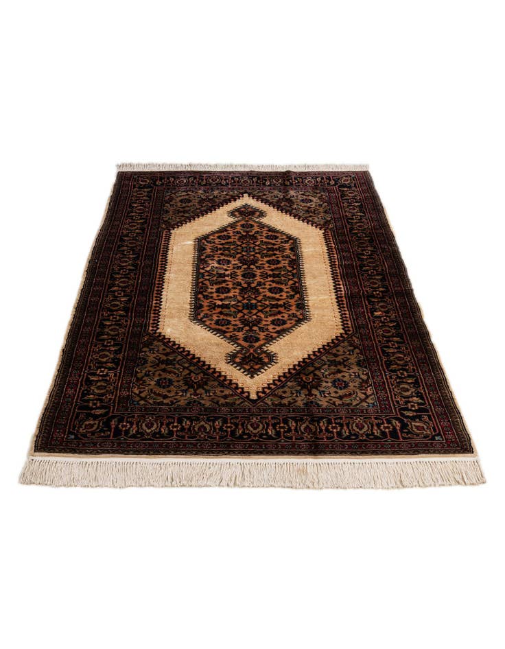 Detail image of 4' 2 x 6' 6 Hand Knotted Bokhara Wool Rug