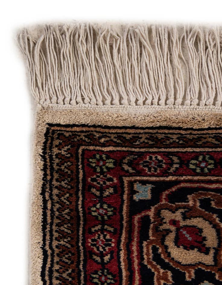 Detail image of 4' 2 x 6' 6  Hand Knotted Bokhara Wool Rug