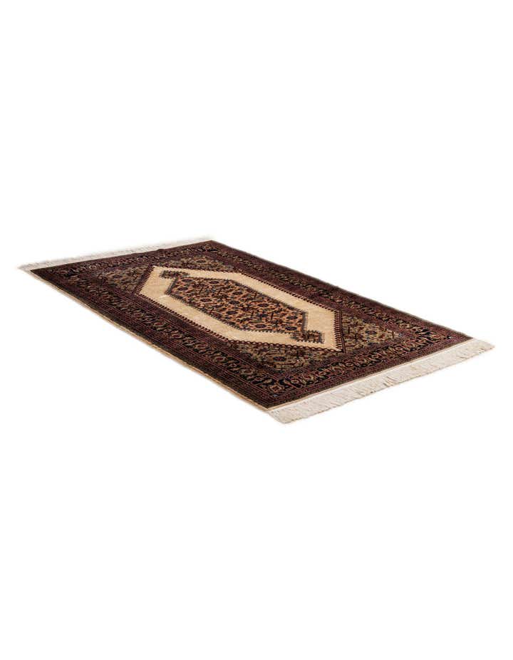 4' 2 x 6' 6 Hand Knotted Bokhara Wool Rug