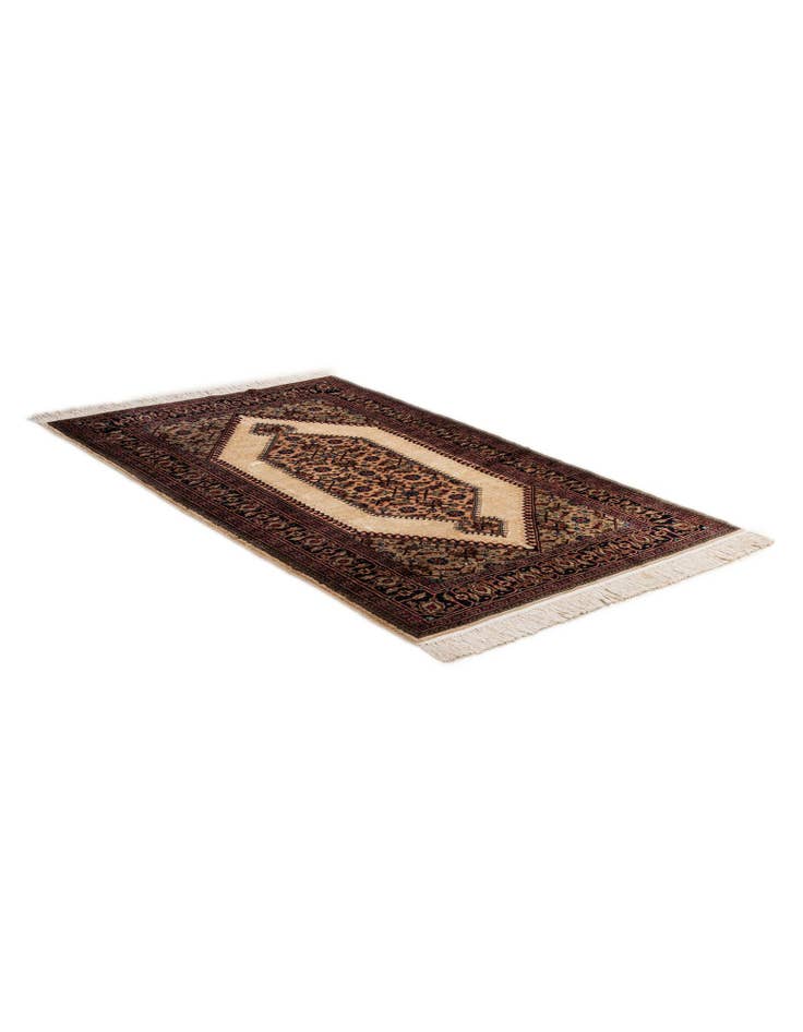 Detail image of 4' 2 x 6' 6 Hand Knotted Bokhara Wool Rug