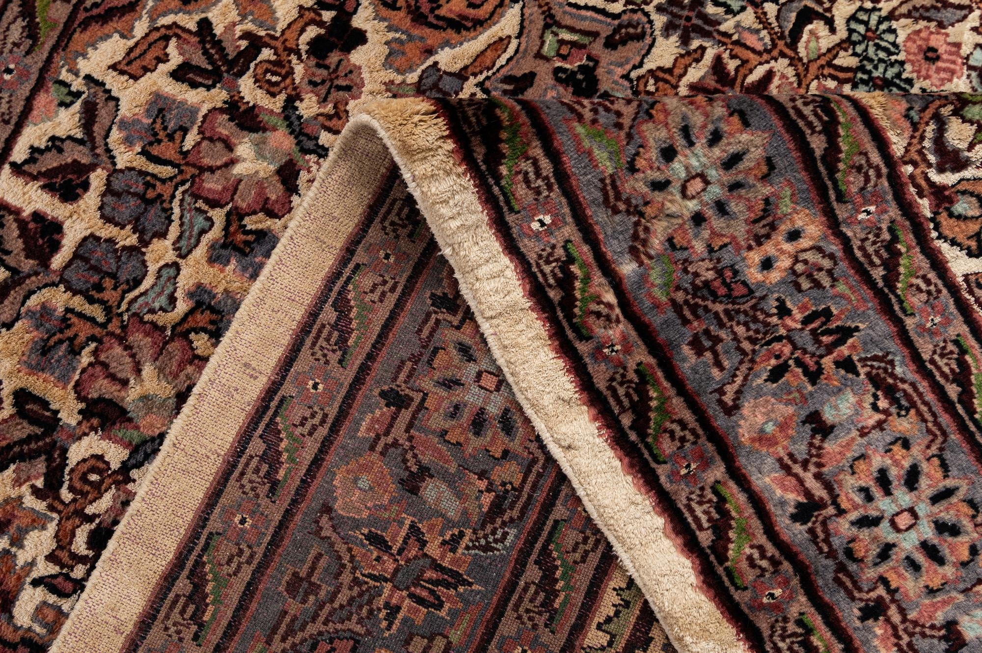 4' 3 x 6' 3 Hand Knotted Bokhara Oriental Wool Rug