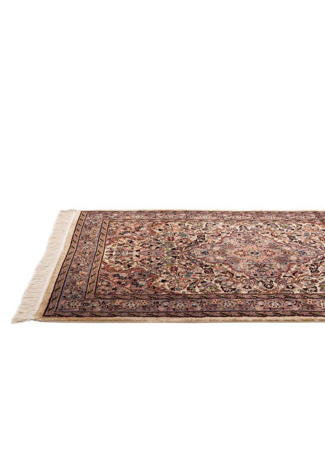 Detail image of 4' 3 x 6' 3 Hand Knotted Bokhara Oriental Wool Rug
