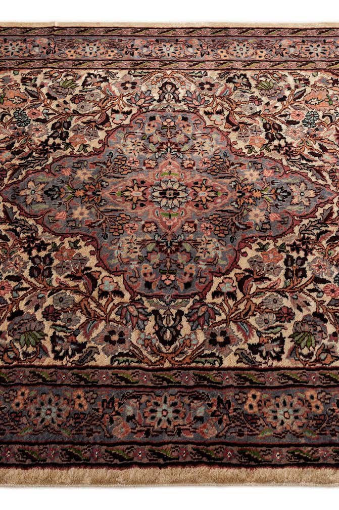 4' 3 x 6' 3 Hand Knotted Bokhara Oriental Wool Rug