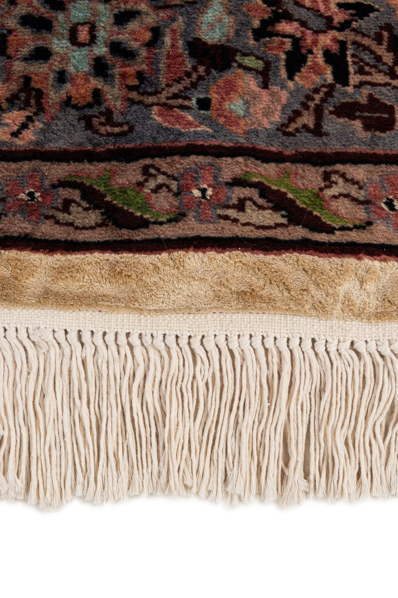 4' 3 x 6' 3 Hand Knotted Bokhara Oriental Wool Rug