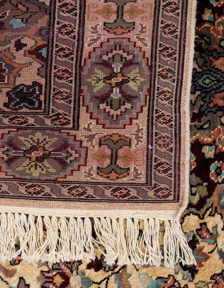 Detail image of 4' 1 x 5' 9  Hand Knotted Bokhara Oriental Wool Rug