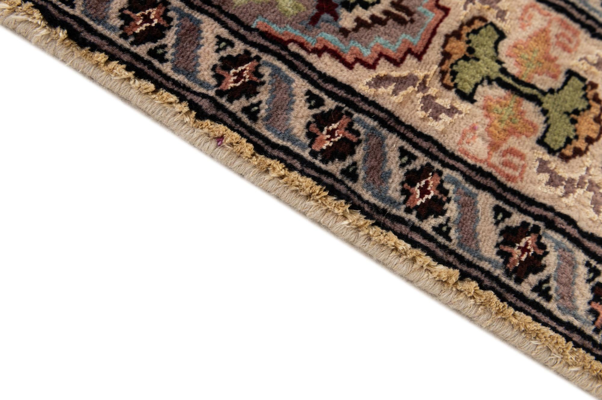 4' 1 x 5' 9 Hand Knotted Bokhara Oriental Wool Rug