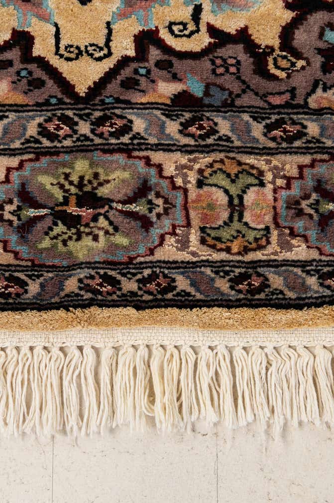 4' 1 x 5' 9 Hand Knotted Bokhara Oriental Wool Rug