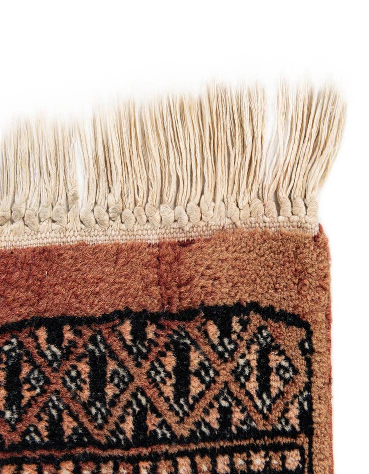 Detail image of 2' 2 x 2' 11  Hand Knotted Bokhara Oriental Wool Rug