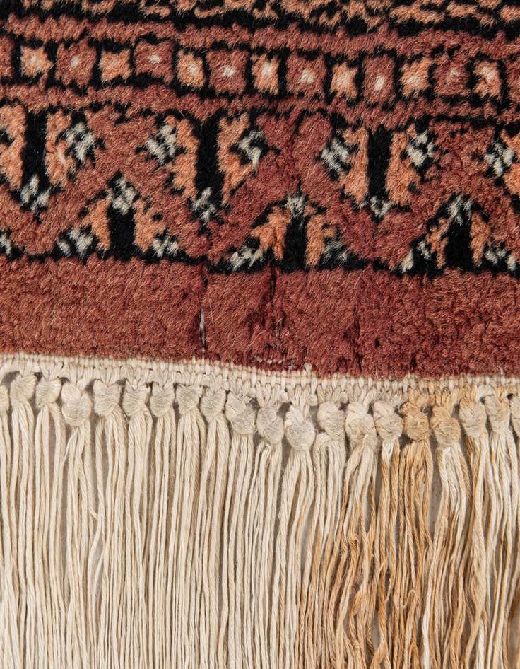 Detail image of 2' 2 x 2' 11  Hand Knotted Bokhara Oriental Wool Rug