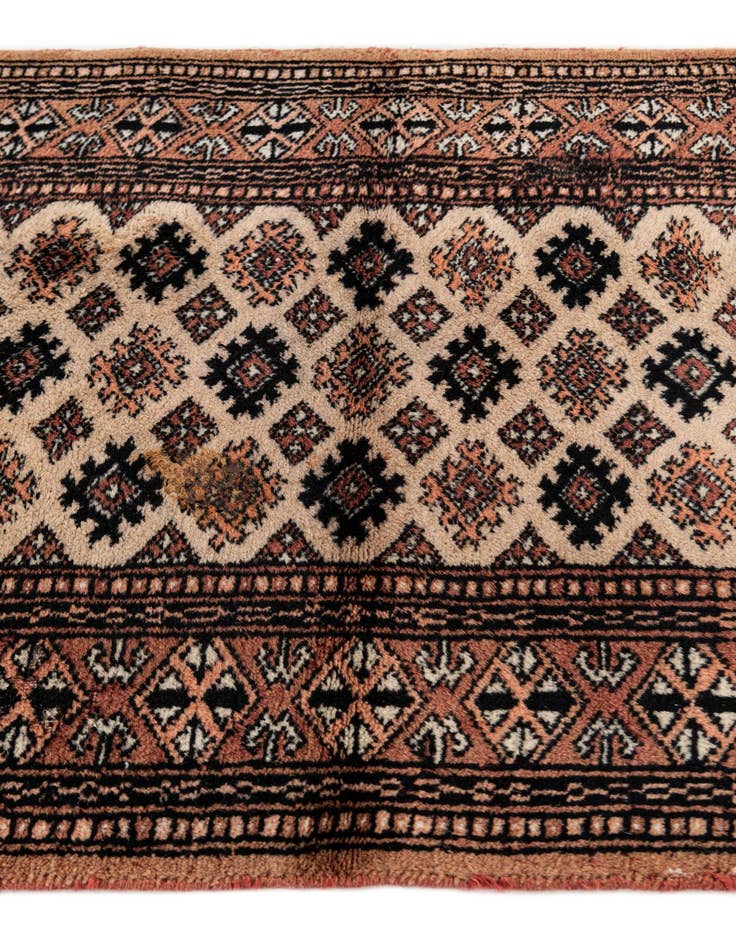 Detail image of 2' 2 x 2' 11  Hand Knotted Bokhara Oriental Wool Rug