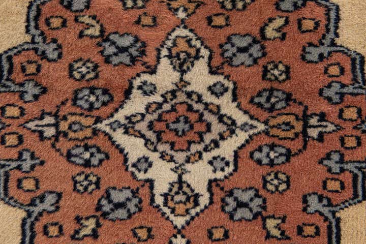 2' 7 x 3' 11 Hand Knotted Bokhara Oriental Wool Rug