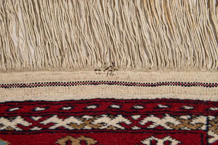 2' 7 x 4' 2 Hand Knotted Bokhara Wool Rug