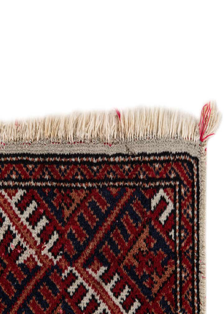 2' 7 x 4' 4 Hand Knotted Bokhara Oriental Wool Rug