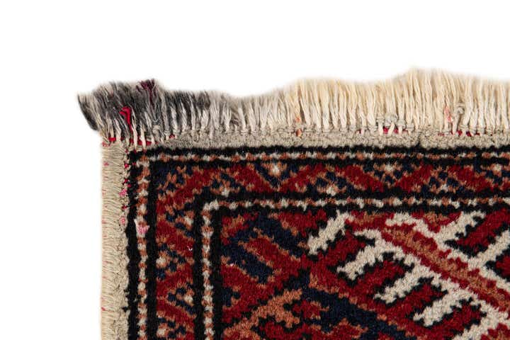 2' 7 x 4' 4 Hand Knotted Bokhara Oriental Wool Rug