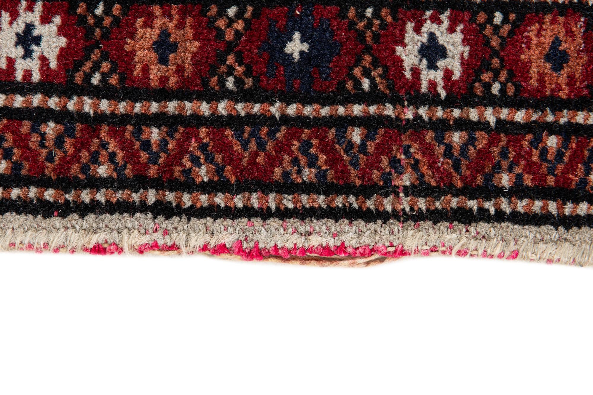 2' 7 x 4' 4 Hand Knotted Bokhara Oriental Wool Rug