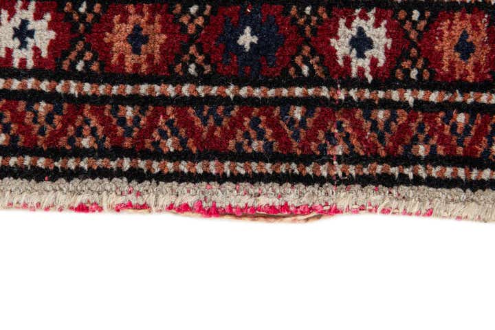 2' 7 x 4' 4 Hand Knotted Bokhara Oriental Wool Rug