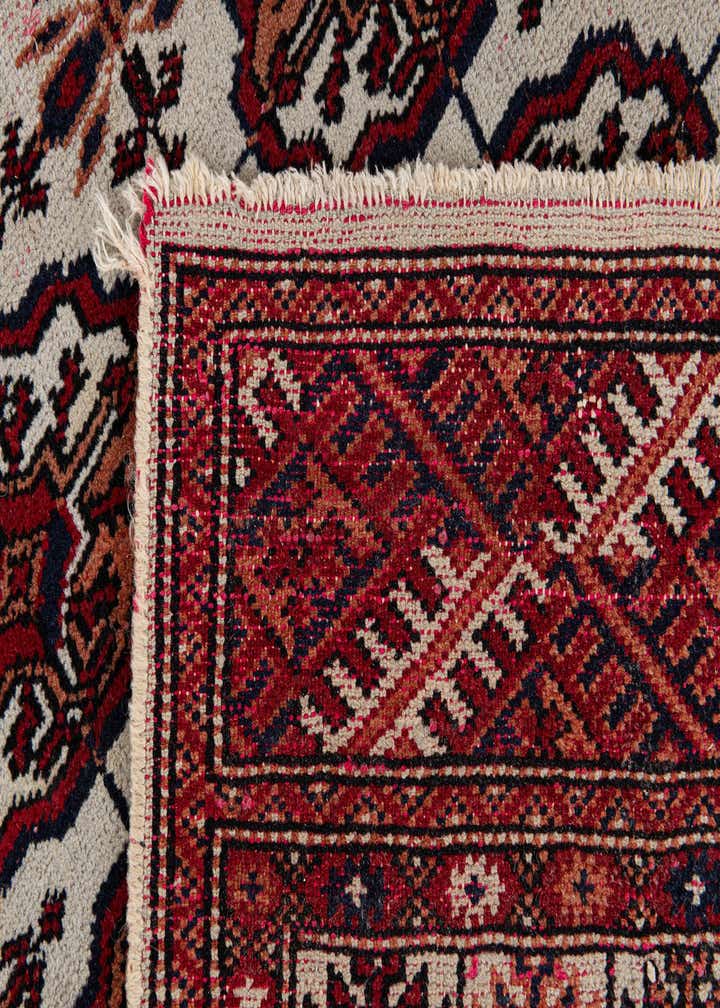 2' 7 x 4' 4 Hand Knotted Bokhara Oriental Wool Rug