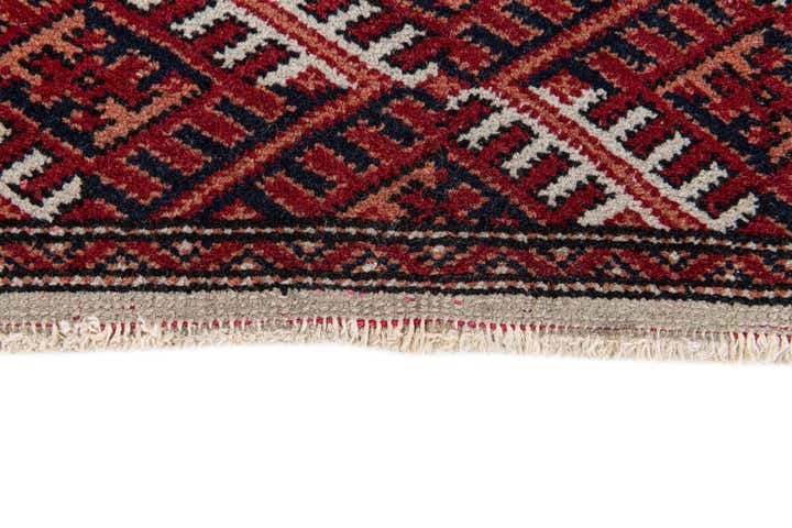2' 7 x 4' 4 Hand Knotted Bokhara Oriental Wool Rug