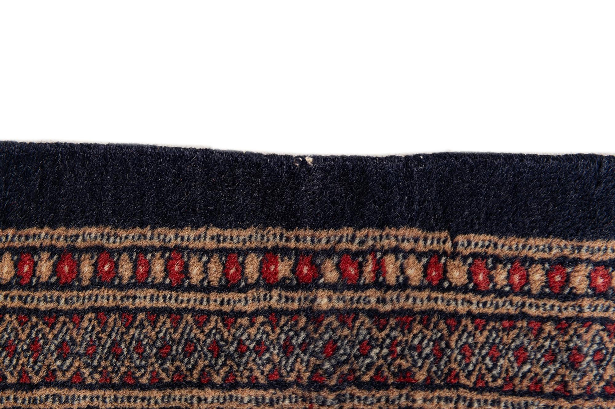 7' 3 x 10' 3 Hand Knotted Bokhara Oriental Wool Rug