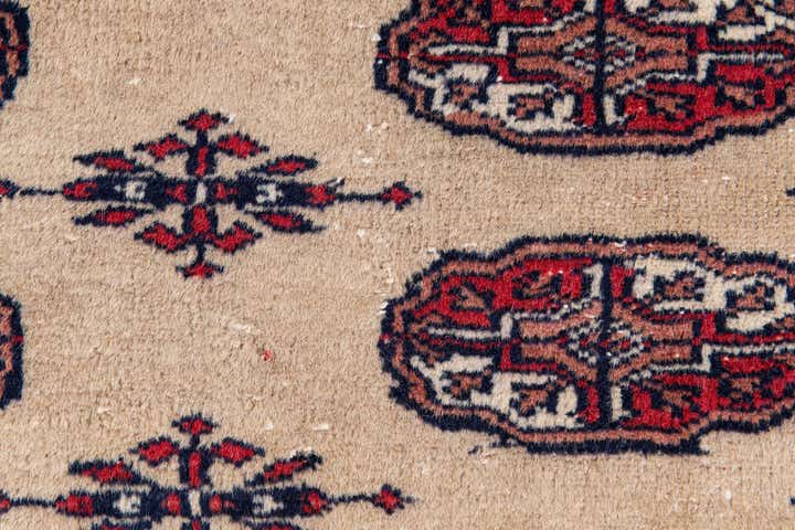 220cm x 310cm Handgeknoopt Bokhara Oosters Wol Vloerkleed