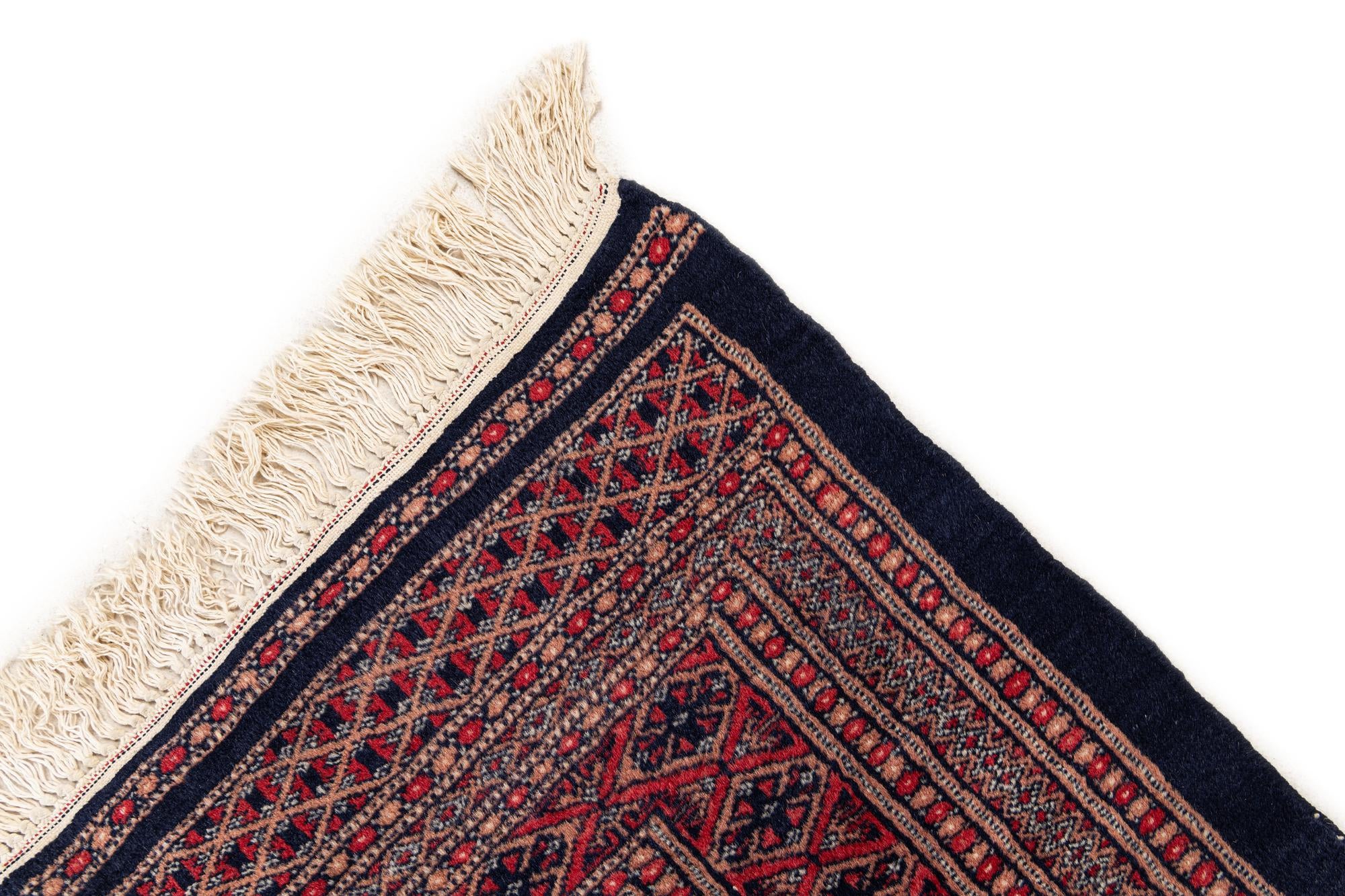 7' 3 x 10' 3 Hand Knotted Bokhara Oriental Wool Rug