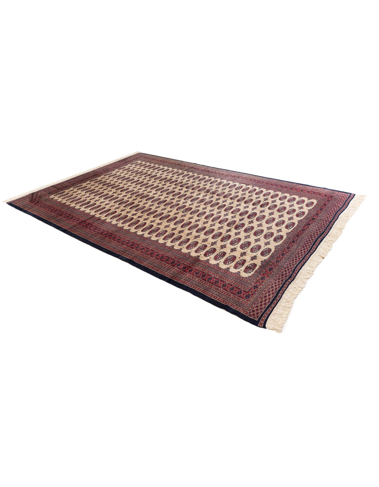 7' 3 x 10' 3 Hand Knotted Bokhara Oriental Wool Rug