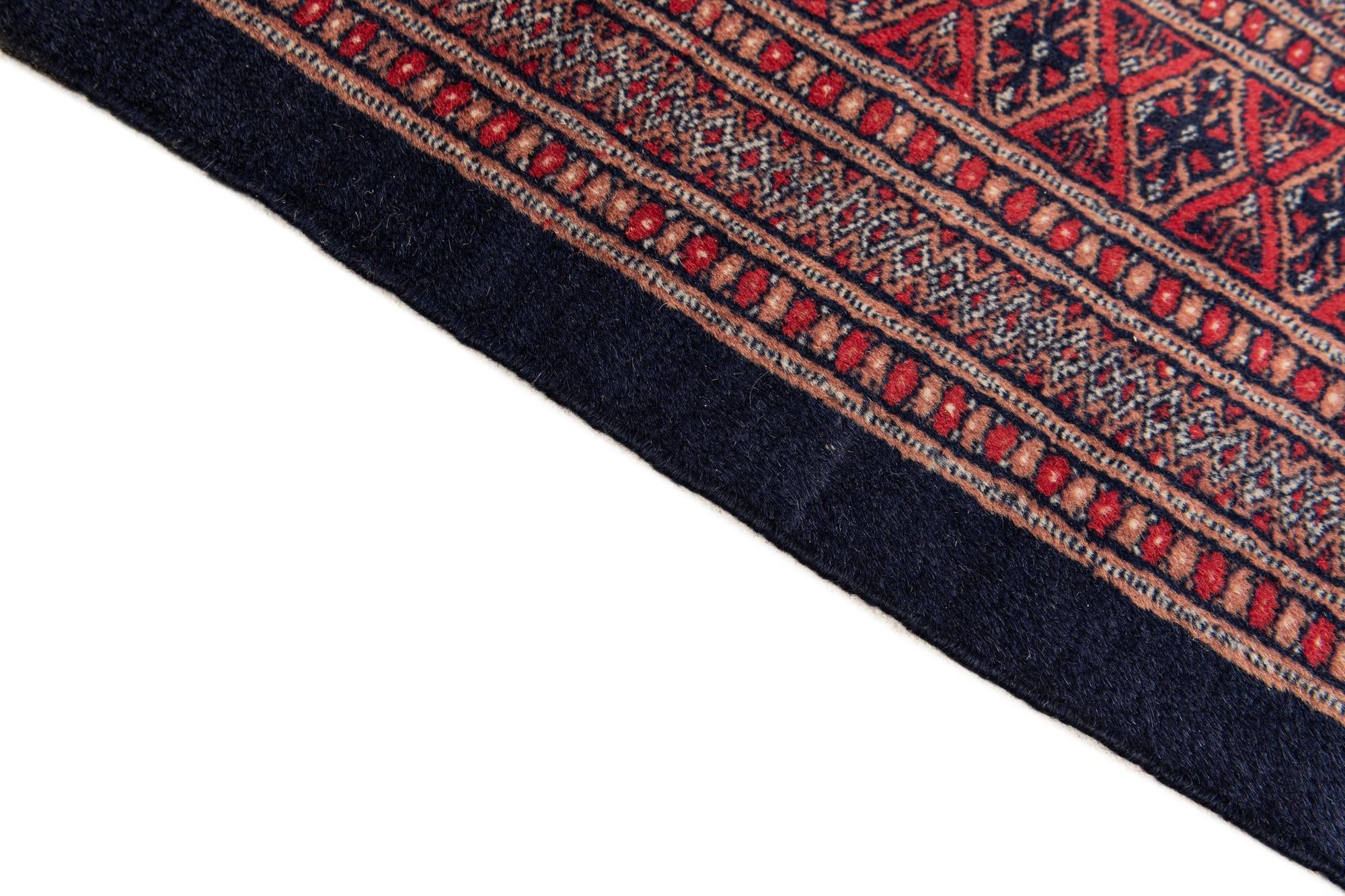7' 3 x 10' 3 Hand Knotted Bokhara Oriental Wool Rug