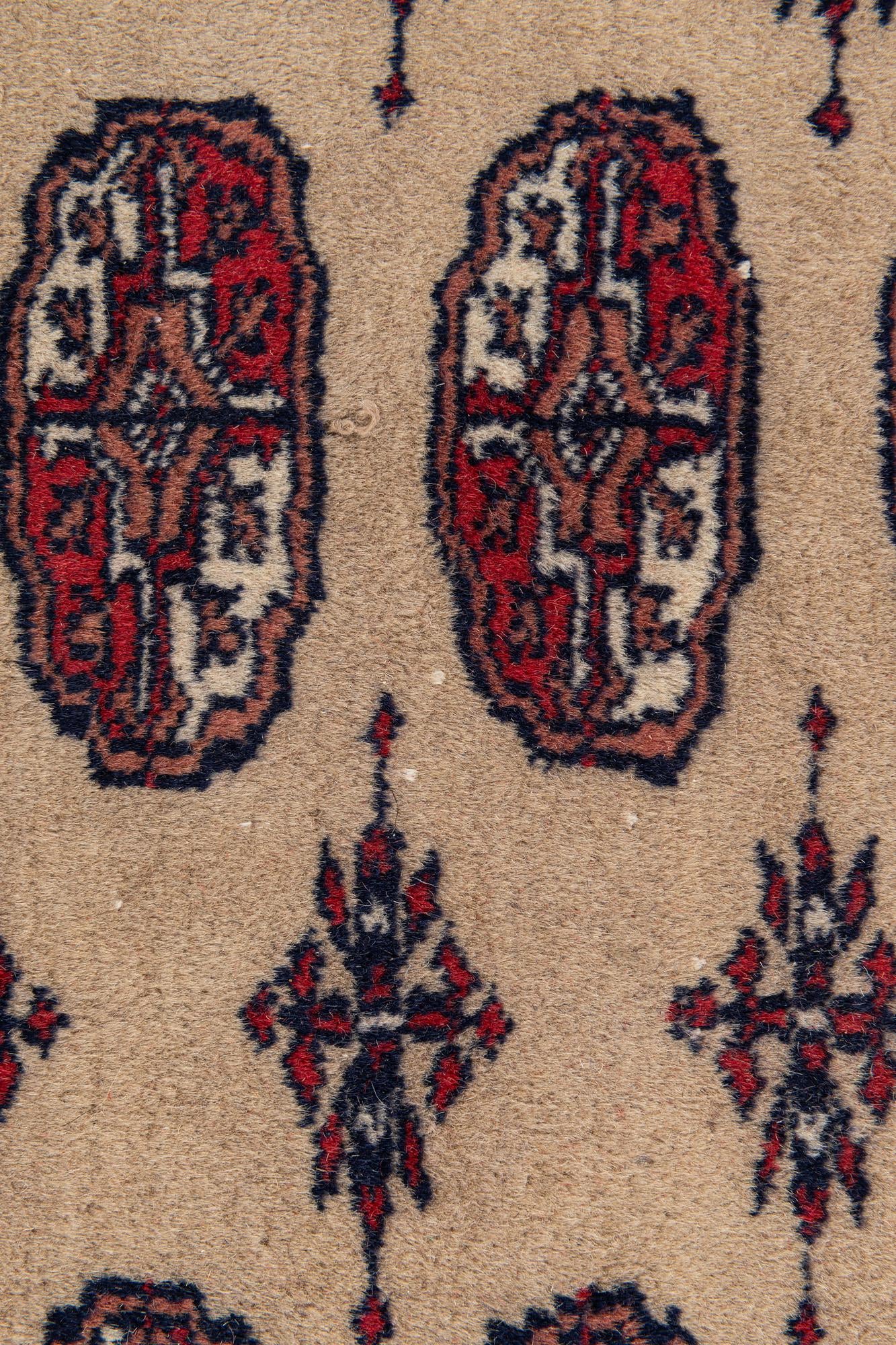 7' 3 x 10' 3 Hand Knotted Bokhara Oriental Wool Rug