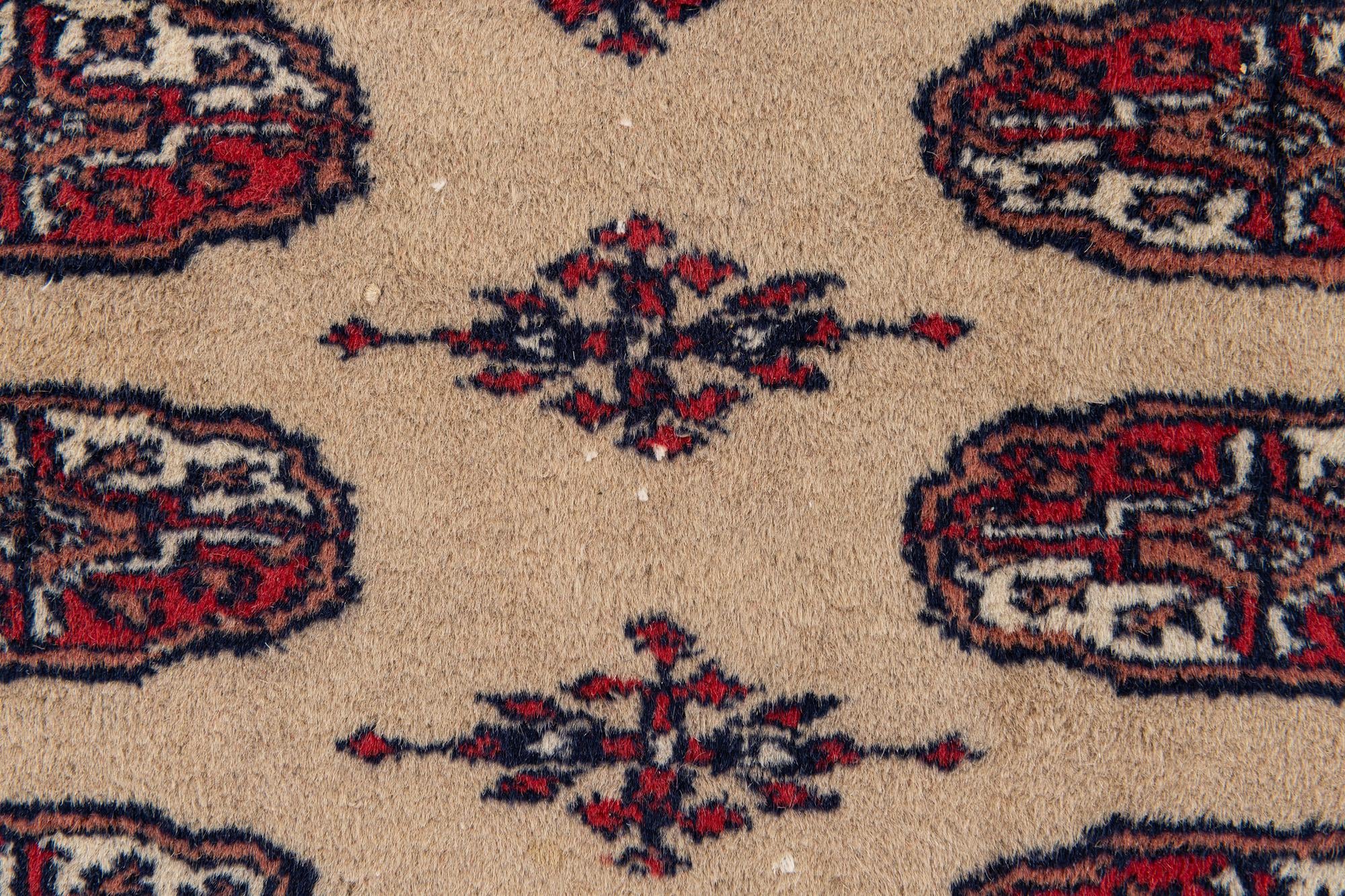 7' 3 x 10' 3 Hand Knotted Bokhara Oriental Wool Rug